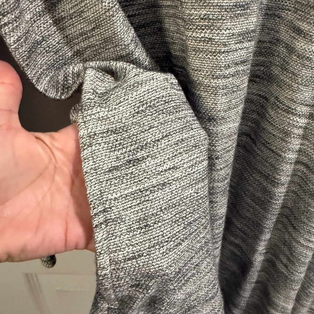 Pure Jill Gray 3/4 Sleeve 100% Cotton Pont Knit Cowl Neck Sweater Dress NWT XL - Picture 5 of 7
